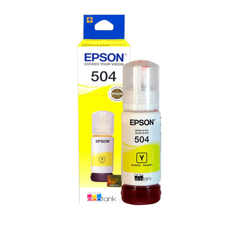Tinta Epson 504 original Amarillo