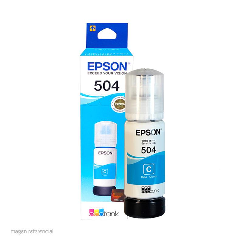 Tinta Epson 504 original Cyan